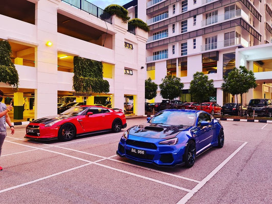 Toyota GT86 86 TRD GT SE Base ZN6 2017 2018 2019 2020 & Scion FR-S FRS ZN6 2013 2014 2015 2016 & Subaru BRZ TS Limited Premium ZN6 2013 2014 2015 2016 2017 2018 2019 2020 (compatible with CMST CITOXE widebody kit) with Aftermarket Parts - CITOXE Front Bumper & Lip Carbon Fiber / FRP from CMST Tuning