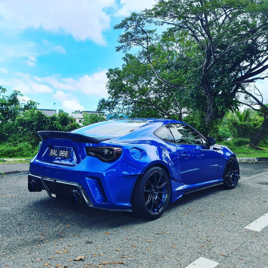 Toyota GT86 86 TRD GT SE Base ZN6 2017 2018 2019 2020 & Scion FR-S FRS ZN6 2013 2014 2015 2016 & Subaru BRZ TS Limited Premium ZN6 2013 2014 2015 2016 2017 2018 2019 2020 (compatible with CMST CITOXE widebody kit) with Aftermarket Parts - CITOXE Rear Quarter Panels Carbon Fiber / FRP from CMST Tuning