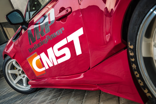 Toyota GT86 86 TRD GT SE Base ZN6 2017 2018 2019 2020 & Scion FR-S FRS ZN6 2013 2014 2015 2016 & Subaru BRZ TS Limited Premium ZN6 2013 2014 2015 2016 2017 2018 2019 2020 (compatible with CMST CITOXE widebody kit) with Aftermarket Parts - CITOXE Side Skirts Carbon Fiber / FRP from CMST Tuning