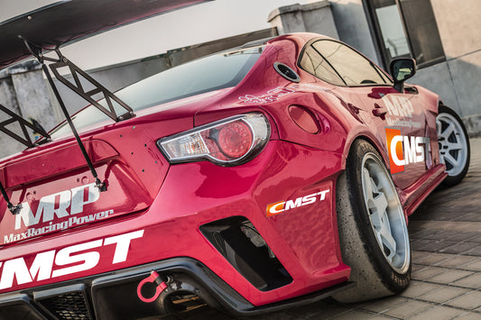 Toyota GT86 86 TRD GT SE Base ZN6 2017 2018 2019 2020 & Scion FR-S FRS ZN6 2013 2014 2015 2016 & Subaru BRZ TS Limited Premium ZN6 2013 2014 2015 2016 2017 2018 2019 2020 (compatible with CMST CITOXE widebody kit) with Aftermarket Parts - CITOXE Rear Quarter Panels Carbon Fiber / FRP from CMST Tuning