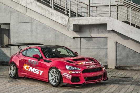 Toyota GT86 86 TRD GT SE Base ZN6 2017 2018 2019 2020 & Scion FR-S FRS ZN6 2013 2014 2015 2016 & Subaru BRZ TS Limited Premium ZN6 2013 2014 2015 2016 2017 2018 2019 2020 (compatible with CMST CITOXE widebody kit) with Aftermarket Parts - CITOXE Side Skirts Carbon Fiber / FRP from CMST Tuning