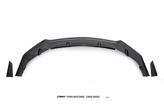 Ford Mustang S650 GT 2024-ON with Aftermarket Parts - V1 Front Lip Carbon Fiber / FRP from CMST Tuning