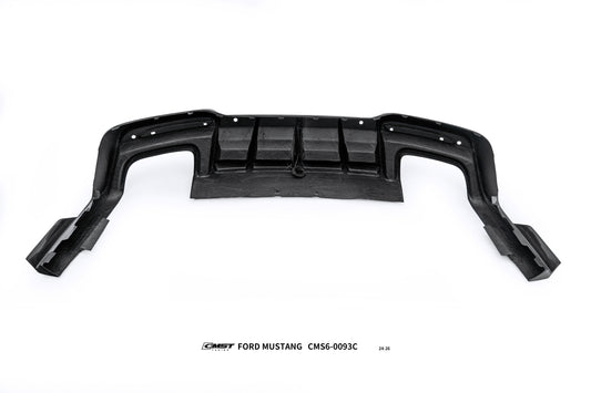 Ford Mustang S650 2.3 Ecoboost 5.0 GT Dark Horse 2024-ON with Aftermarket Parts - V1 Rear Diffuser Carbon Fiber / FRP from CMST Tuning