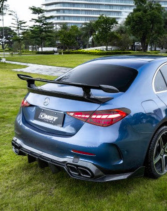 Mercedes Benz C-Class C63 C43 AMG C300 W206 2021-ON with Aftermarket Parts - Rear Wing Carbon Fiber / FRP from CMST Tuning