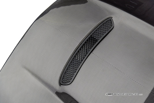 Mercedes Benz CLE-Class AMG CLE 53 / 450 / 300 C236 A236 2024-ON with Aftermarket Parts - V1 Hood Dry Pre-preg Carbon Fiber / FRP from CMST Tuning