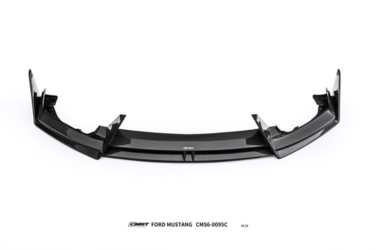 Ford Mustang S650 GT 2024-ON with Aftermarket Parts - V2 Front Lip Carbon Fiber / FRP from CMST Tuning