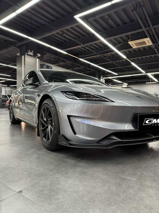 Tesla Model 3 / Highland / Performance 2017 2018 2019 2020 2021 2022 2023 2024 with Aftermarket Parts - V2 Style Mirror Caps Carbon Fiber from CMST Tuning