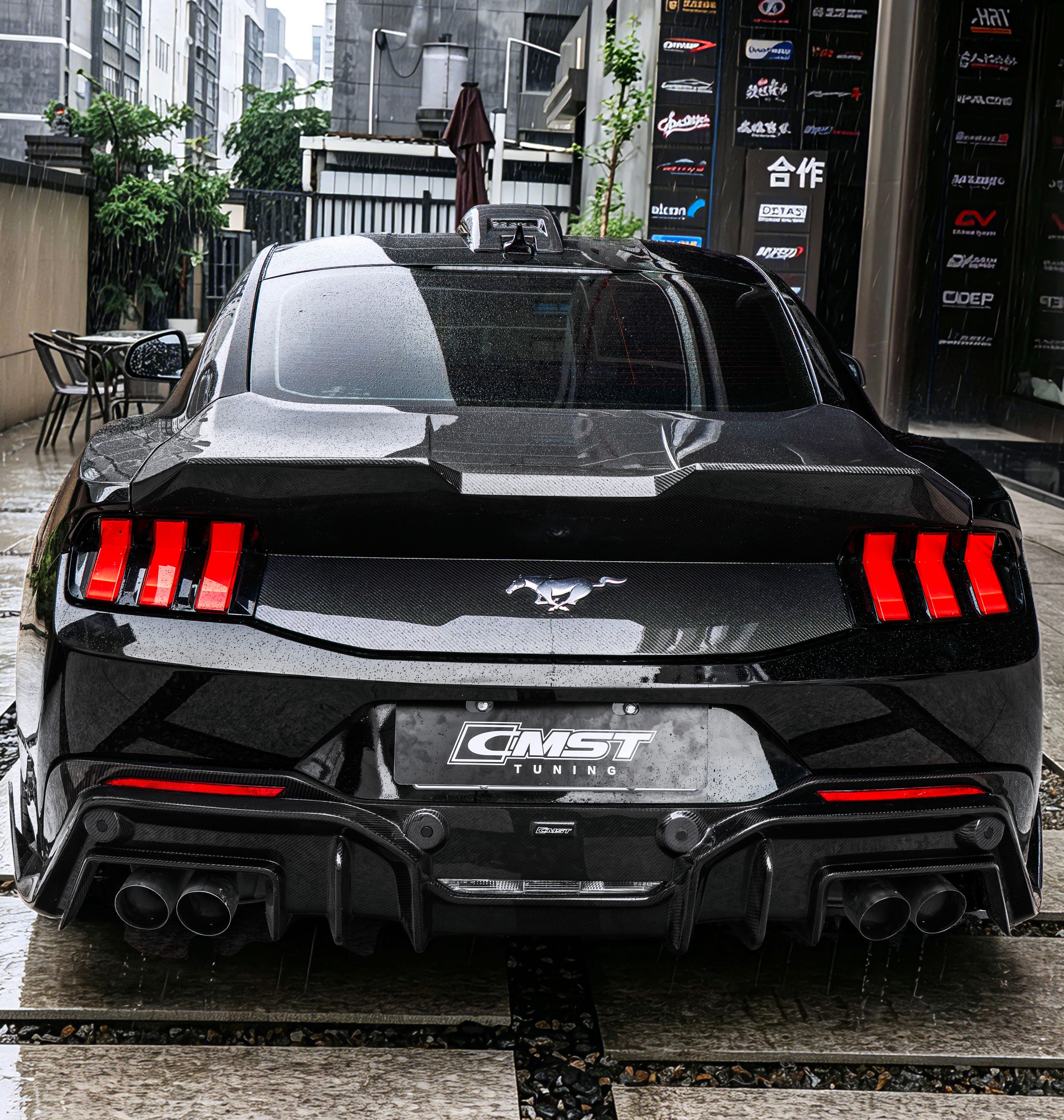 Ford Mustang S650 GT Dark Horse Aftermarket Parts - CMST Tuning Rear ...