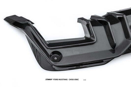Ford Mustang S650 2.3 Ecoboost 5.0 GT Dark Horse 2024-ON with Aftermarket Parts - V2 Rear Diffuser Carbon Fiber / FRP from CMST Tuning