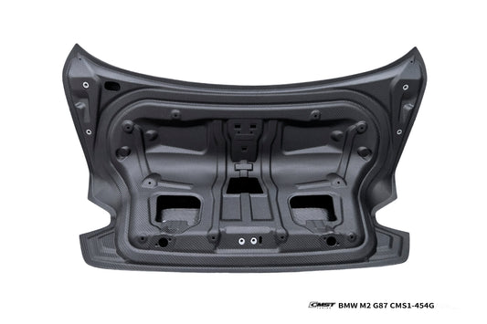 BMW M2CS M2 G87 2023-ON & 2 Series M240i 230i G42 2022-ON with Aftermarket Parts - OEM V1 Style Rear Trunk Dry Pre-preg Carbon Fiber / FRP from CMST Tuning
