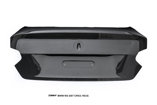 BMW M2CS M2 G87 2023-ON & 2 Series M240i 230i G42 2022-ON with Aftermarket Parts - OEM V1 Style Rear Trunk Dry Pre-preg Carbon Fiber / FRP from CMST Tuning