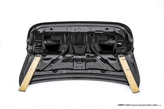 BMW 4 Series M440i 430i G22 2020-ON M4 G82 2020-ON with Aftermarket Parts - V2 Trunk Dry Pre-preg Carbon Fiber / FRP