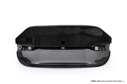BMW 4 Series M440i 430i G22 2020-ON M4 G82 2020-ON with Aftermarket Parts - V2 Trunk Dry Pre-preg Carbon Fiber / FRP