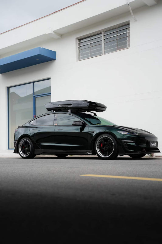 Tesla Model 3 Highland / Performance 2024-ON with Aftermarket Parts - V1 Style Side Skirts Carbon Fiber from CMST Tuning