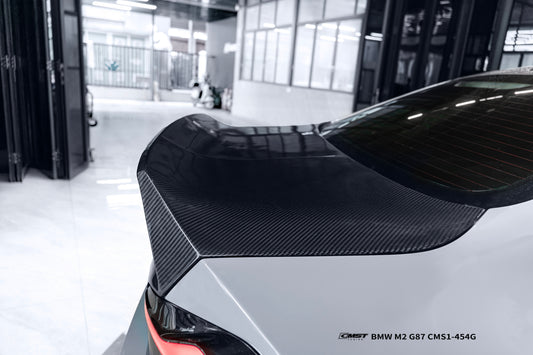 BMW M2CS M2 G87 2023-ON & 2 Series M240i 230i G42 2022-ON with Aftermarket Parts - V3 Style Rear Trunk Dry Pre-preg Carbon Fiber / FRP from CMST Tuning