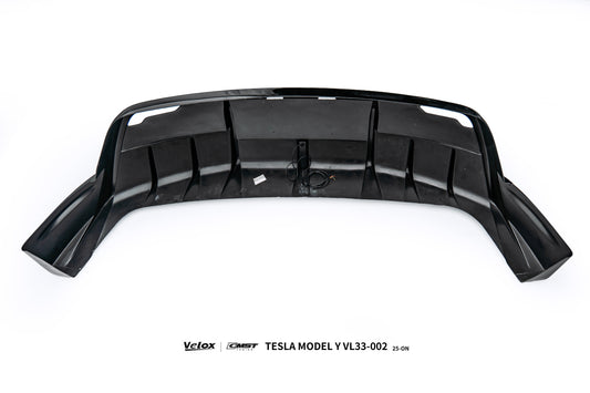 Tesla Model Y Juniper 2026-ON with Aftermarket Parts - V2 Rear Diffuser ABS from CMST Tuning