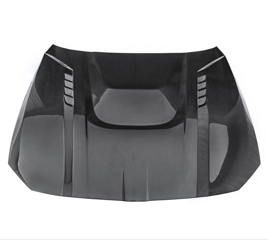 BMW M3CS M3C M3 G80 G81 2021-ON &  M4CS M4C M4 G82 G83 2021-ON with Aftermarket Parts - V4 Style Hood Carbon Fiber / FRP from CMST Tuning