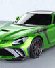 Mercedes Benz AMG GT/GTS/GTC C190 (fits both Pre-facelift & facelift) 2015-2021 with Aftermarket Parts - Paragon Style Carbon Fiber & FRP Front Fenders from Robot Craftsman