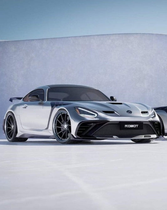 Mercedes Benz AMG GT/GTS C190 (fits both Pre-facelift & facelift) 2015 2016 2017 2018 2020 2021 with Aftermarket Parts - Paragon Style Full Body Kit Package FRP / Carbon Fiber from Robot Craftsman