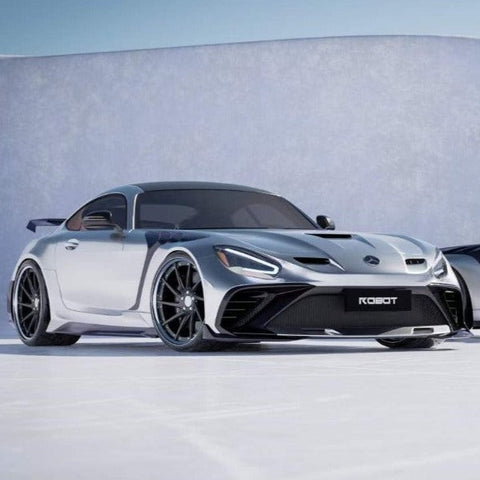 Mercedes Benz AMG GT/GTS C190 2015-2021 with Aftermarket Parts - Paragon Style FRP & Carbon Full Body Kit Package from Robot Craftsman