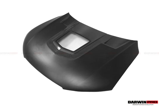 DarwinPro Clearview Glass Transparent Hood Bonnet for Audi A7 S7 RS7 C7 C7.5 Carbon Fiber/FRP 2012-2018