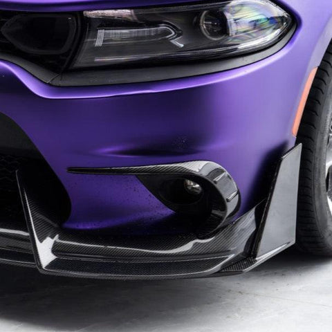 Dodge Charger GT RT Daytona Scat Pack Hellcat with CMST Tuning's Aftermarket Parts - Carbon Fiber Upper Valences 