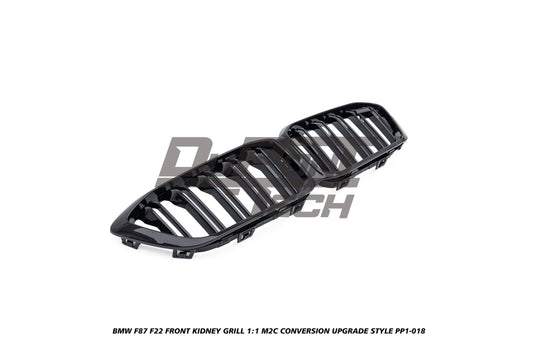 BMW M2C F87 2016 2017 2018 2019 2020 2021 & 2 Series M240i M235i 230i 228i F22 2014 2015 2016 2017 2018 2019 2020 2021 with Aftermarket Parts - 1:1 M2C Conversion Upgrade Style Front Kidney Grill ABS from DuPont Tech