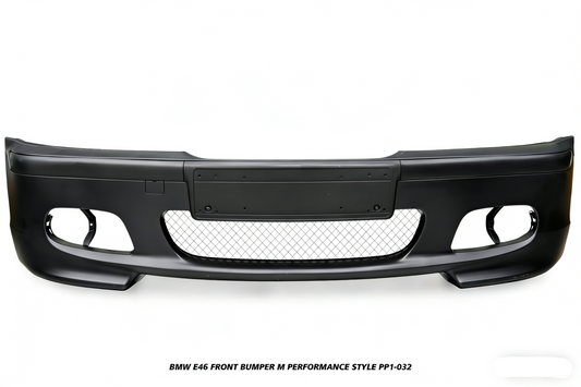 BMW 3 Series 330ci 325ci 320ci E46 1999 2000 2001 2002 2003 2004 2005 with Aftermarket Parts - M Performance Style Front Bumper & Fog Light PP Polypropylene from DuPont Tech
