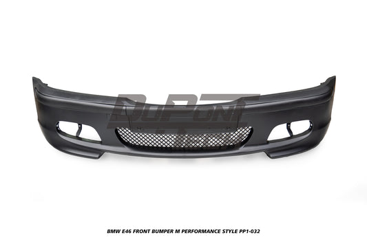 BMW 3 Series 330ci 325ci 320ci E46 1999 2000 2001 2002 2003 2004 2005 with Aftermarket Parts - M Performance Style Front Bumper & Fog Light PP Polypropylene from DuPont Tech
