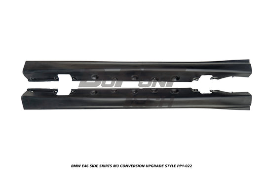BMW 3 Series 330ci 325ci 320ci E46 1999 2000 2001 2002 2003 2004 2005 with Aftermarket Parts - M3 Conversion Upgrade Style Side Skirts PP Polypropylene from DuPont Tech
