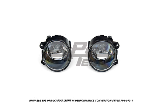BMW 3 Series E92 E93 Pre-LCI 2006 2007 2008 2009 with Aftermarket Parts - M Performance Conversion Style Front Bumper & Fog Light PP Polypropylene from DuPont Tech
