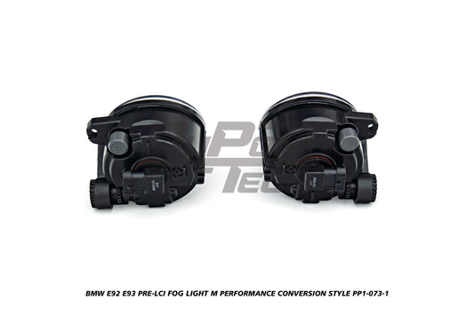 BMW 3 Series E92 E93 Pre-LCI 2006 2007 2008 2009 with Aftermarket Parts - M Performance Conversion Style Front Bumper & Fog Light PP Polypropylene from DuPont Tech
