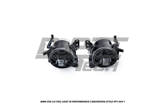 BMW 3 Series E90 LCI 2009 2010 2011 with Aftermarket Parts - M Performance Conversion Style Front Bumper & Fog Light PP Polypropylene from DuPont Tech
