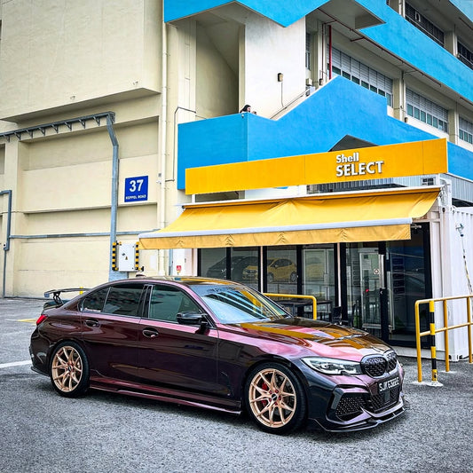 BMW 3 Series M340i 330i (Fits Both Pre-LCI & LCI) G20 2019-ON with Aftermarket Parts - CS Style Hood Metal from DuPont Tech
