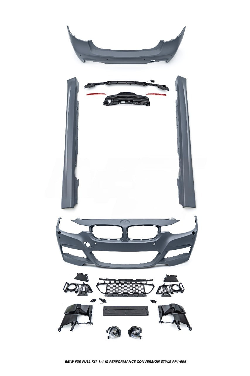 BMW 3 Series F30/F31/F34 2013-2018 aftermarket parts, carbon fiber