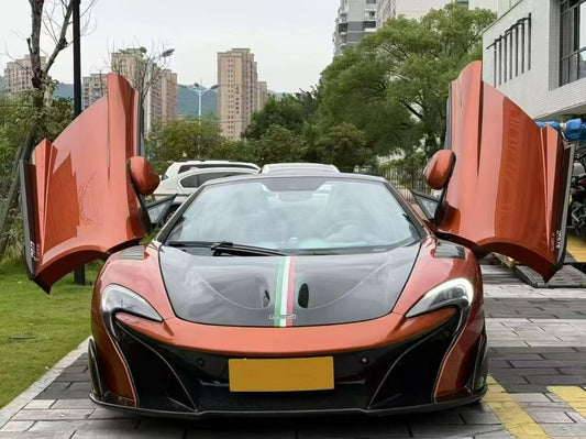 McLaren 650S MP4-12C 2012 2013 2014 2015 2016 with Aftermarket Parts - 675LT Style Full Body Kit Carbon Fiber / FRP from Aero Republic