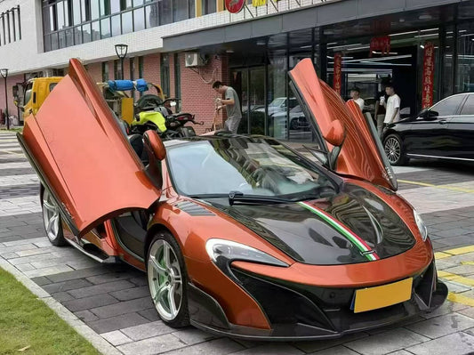 McLaren 650S MP4-12C 2012 2013 2014 2015 2016 with Aftermarket Parts - 675LT Style Full Body Kit Carbon Fiber / FRP from Aero Republic