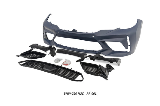 BMW 3 Series 330i M340i G20 G21 Pre-LCI 2020-2022 with Aftermarket Parts - PP Front Bumper from Aero Republic