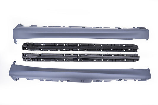 BMW X5 xDrive50i eDrive F15 (Both Fits Pre-LCI & LCI) 2014 2015 2016 2017 2018 with Aftermarket Parts - M Sport Performance Conversion Style Side Skirts PP Polypropylene from DuPont Tech