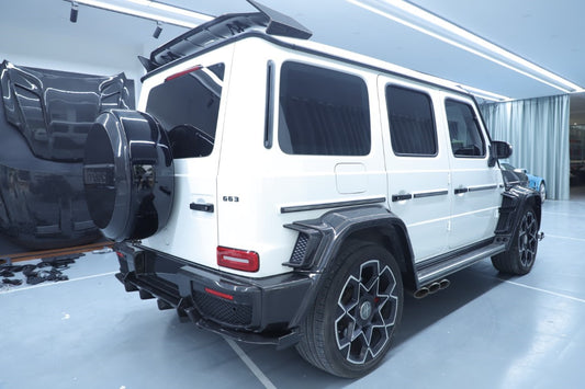 Mercedes Benz G-Class G63 AMG G550 W463A W464 2019 2020 2021 2022 2023 2024 with Aftermarket Parts - BRBS B800 Style B900 Upgrade Package Dry Pre-preg Carbon Fiber from DuPont Tech