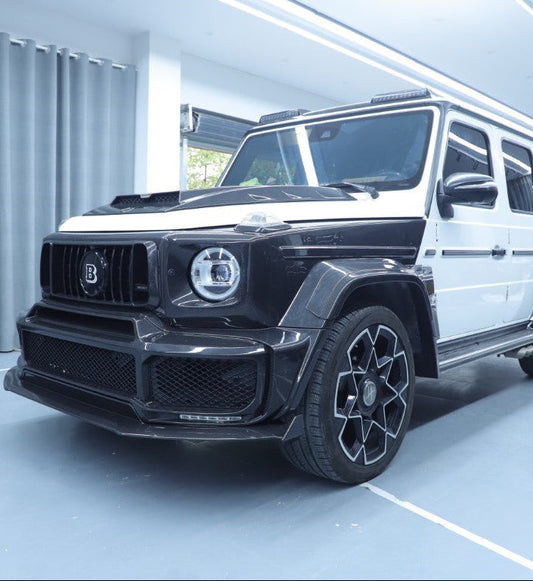 Mercedes Benz G-Class G63 AMG G550 W463A W464 2019 2020 2021 2022 2023 2024 with Aftermarket Parts - BRBS B800 Style B900 Upgrade Package Dry Pre-preg Carbon Fiber from DuPont Tech