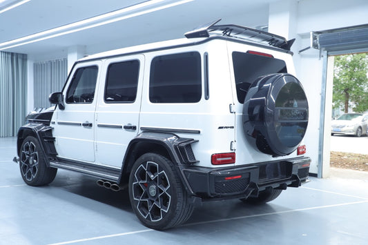 Mercedes Benz G-Class G63 AMG G550 W463A W464 2019 2020 2021 2022 2023 2024 with Aftermarket Parts - BRBS B800 Style Fender Flare Vents Trims Dry Pre-preg Carbon Fiber from DuPont Tech