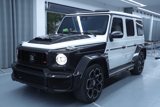 Mercedes Benz G-Class G63 AMG G550 W463A W464 2019 2020 2021 2022 2023 2024 with Aftermarket Parts - BRBS B800 Style Front Bumper Dry Pre-preg Carbon Fiber from DuPont Tech