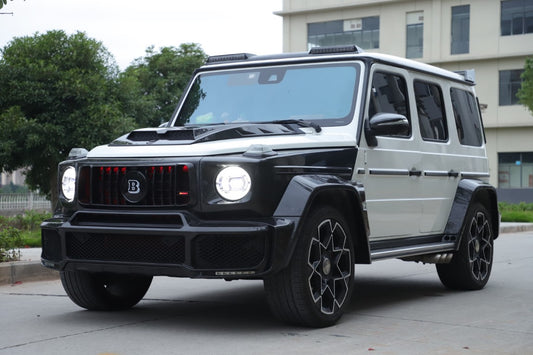 Mercedes Benz G-Class G63 AMG G550 W463A W464 2019 2020 2021 2022 2023 2024 with Aftermarket Parts - BRBS B800 Style Front Fenders Dry Pre-preg Carbon Fiber from DuPont Tech