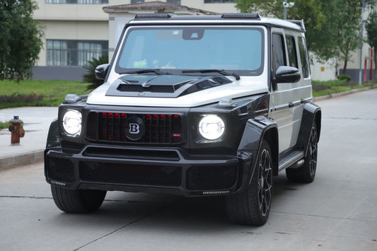 Mercedes Benz G-Class G63 AMG G550 W463A W464 2019-2024 Aftermarket Parts - DuPont Tech Headlight Bezel Surround Trim Dry Pre-preg Carbon Fiber