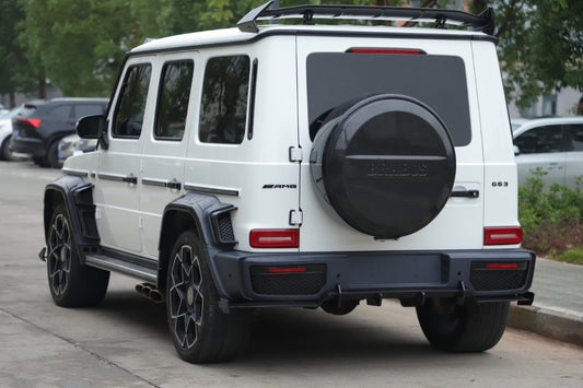 Mercedes Benz G-Class G63 AMG G550 W463A W464 2019 2020 2021 2022 2023 2024 with Aftermarket Parts - BRBS B900 Style Rear Diffuser Dry Pre-preg Carbon Fiber from DuPont Tech