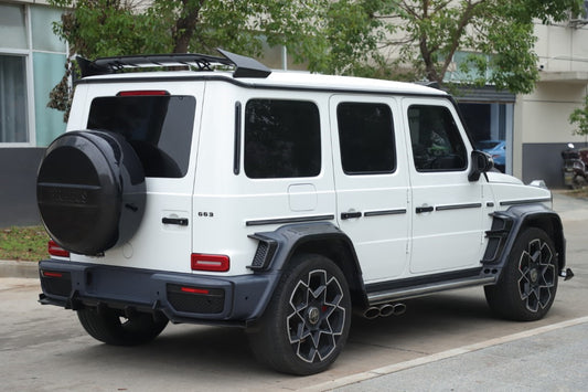 Mercedes Benz G-Class G63 AMG G550 W463A W464 2019 2020 2021 2022 2023 2024 with Aftermarket Parts - BRBS B900 Style Rear Diffuser Dry Pre-preg Carbon Fiber from DuPont Tech