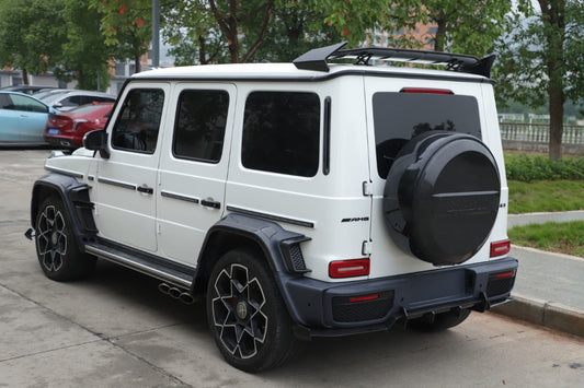 Mercedes Benz G-Class G63 AMG G550 W463A W464 2019 2020 2021 2022 2023 2024 with Aftermarket Parts - BRBS B900 Style Rear Diffuser Dry Pre-preg Carbon Fiber from DuPont Tech