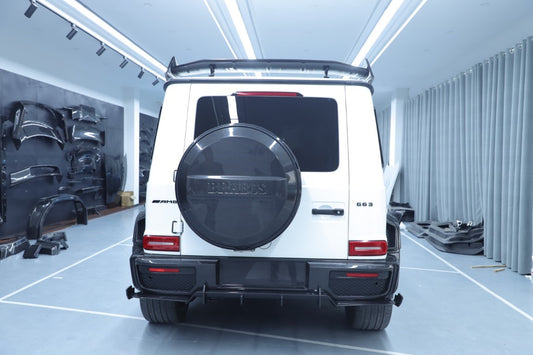 Mercedes Benz G-Class G63 AMG G550 W463A W464 2019 2020 2021 2022 2023 2024 with Aftermarket Parts - BRBS B900 Style Rear Diffuser Dry Pre-preg Carbon Fiber from DuPont Tech