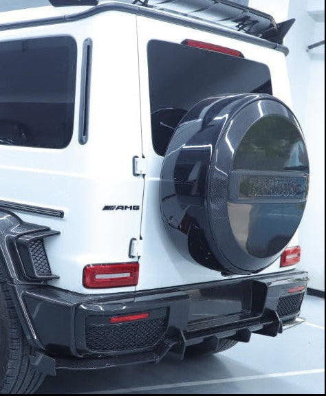 Mercedes Benz G-Class G63 AMG G550 W463A W464 2019 2020 2021 2022 2023 2024 with Aftermarket Parts - BRBS B900 Style Rear Diffuser Dry Pre-preg Carbon Fiber from DuPont Tech